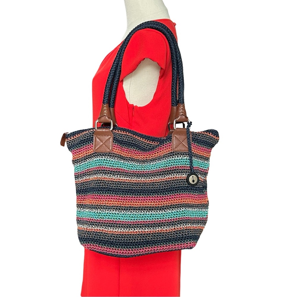 Women's the Sak Hand Crocheted Hobo Purse with 2 Handles